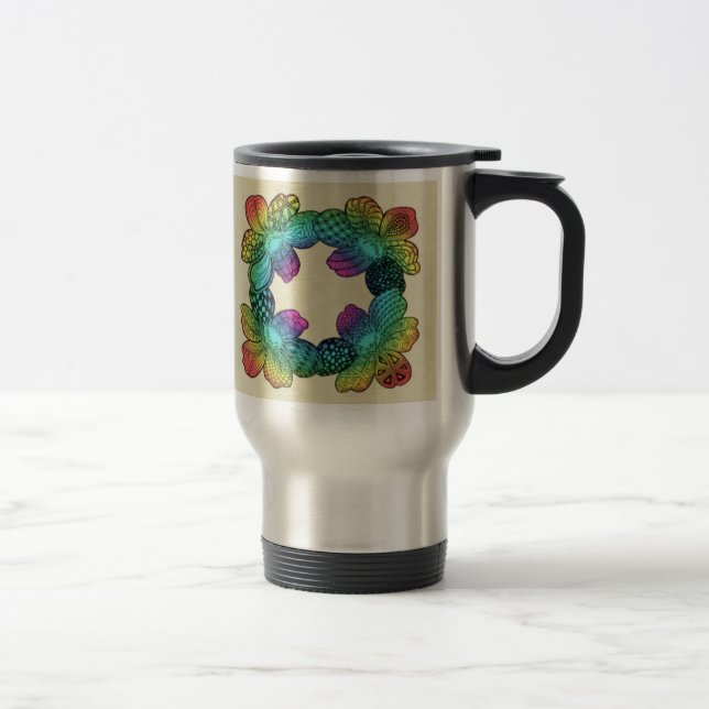 Caneca Térmica Arroz da Flor Arco-Íris (Direita)