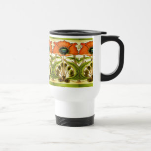 CANECA TÉRMICA ART NOUVEAU ESSIBILIZOU A MASSA VERMELHA VERDE VER