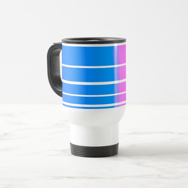 Caneca Térmica Arte abstrata moderna (Frente Esquerda)