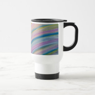 Caneca Térmica Arte abstrato colorido único P6