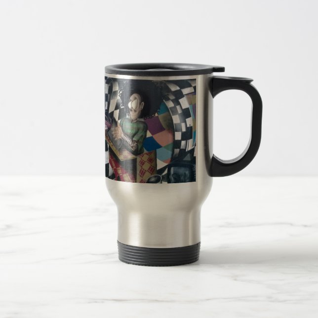 Caneca Térmica Arte de Grafite Abstrata (Direita)