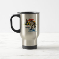 Arte Gráfica de Pesca de Robalo Vintage [Masculino