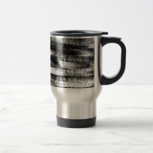 Caneca Térmica Arte Lápis Esboço Abstrato Papel de Desenhar Fin