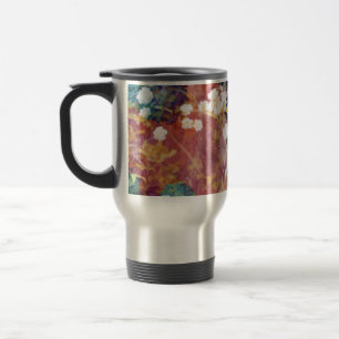 Caneca Térmica Arte legal, na moda do teste padrão de flor