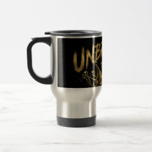Caneca Térmica Arte Motivacional Cortante Rei Caveira Inquebrantá