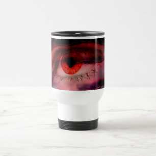 Caneca Térmica Arte Ocular Vermelha Flutuante