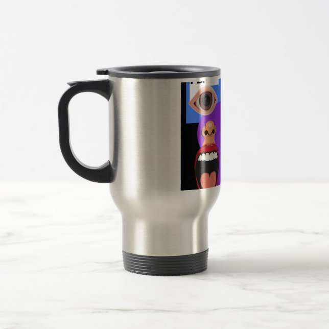 Caneca Térmica Arte pop retrô (Esquerda)