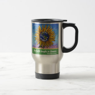 Caneca Térmica Arte Sunflower Earth