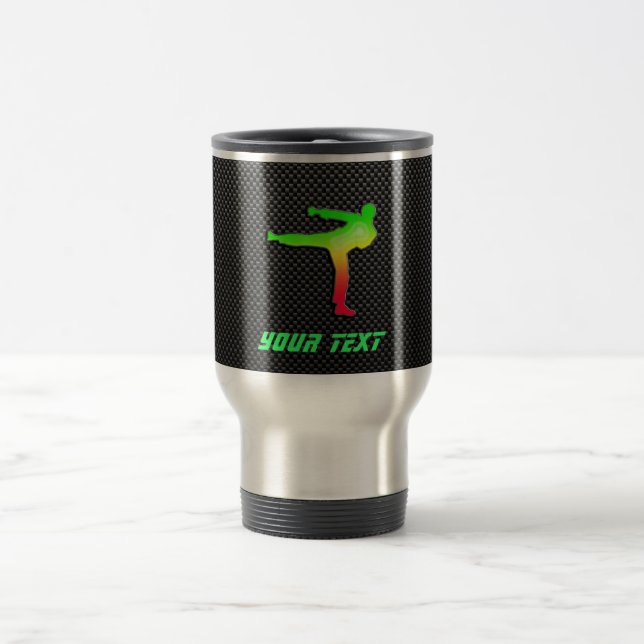Caneca Térmica Artes marciais lustrosas (Centro)