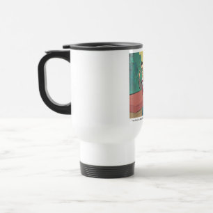 Caneca Térmica Artista de Desenho de Crimes da Polícia Engraçado