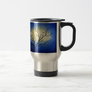 Caneca Térmica Árvore abstrata - arte moderna
