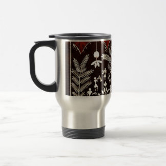 Caneca Térmica Árvore da Vida Tribal Warli - madeira walart