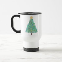 Árvore de natal brilhante verde
