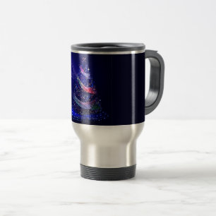 Caneca Térmica Árvore de Natal SlipperyJoe digital translúcida ve