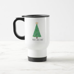 Caneca Térmica Árvore de natal verde