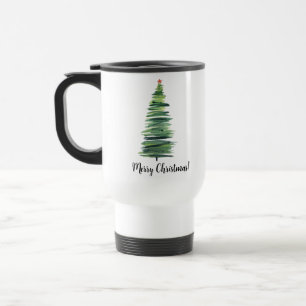 Caneca Térmica Árvore de natal verde