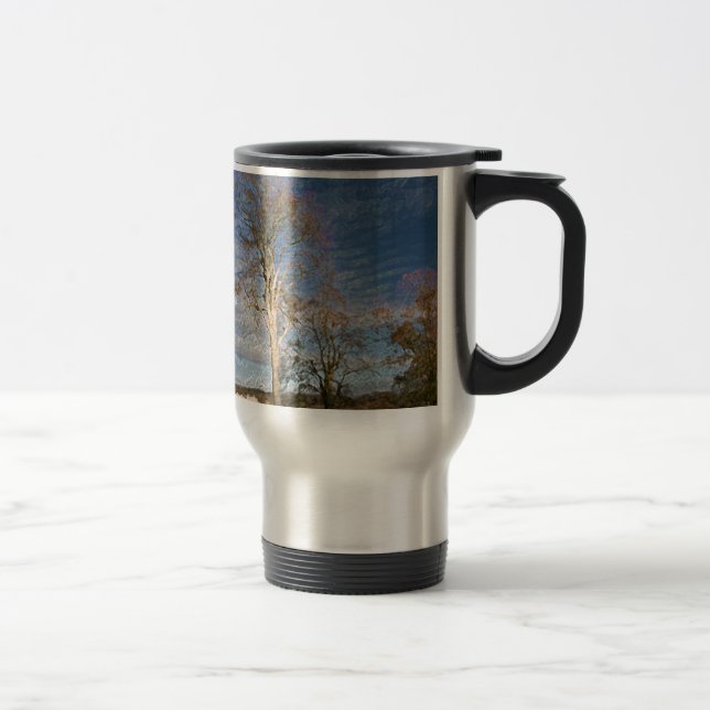 Caneca Térmica Árvores De Feia Irlandesas (Direita)