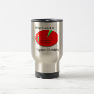 Caneca Térmica As coisas que eu aprendi na química orgânica