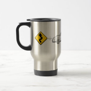 Caneca Térmica As curvas, Subaru, igualam o divertimento