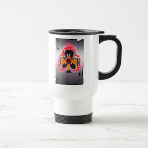 Caneca Térmica ás do cartão de jogo dos clubes