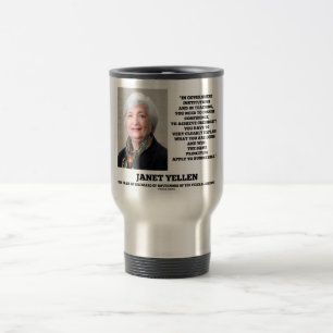 Caneca Térmica As instituições de Janet Yellen Govt que ensinam