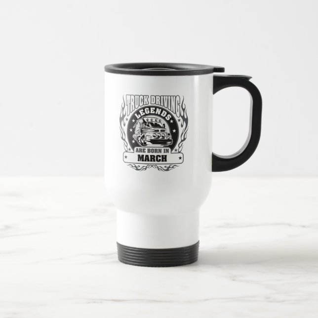 Caneca Térmica As Legendas De Condução De Caminhões Estão A Nasce (Direita)