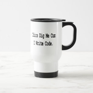 Caneca Térmica As minas me digam porque escrevo código