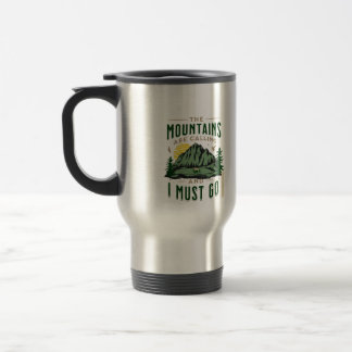 Caneca Térmica As Montanhas Estão Ligando