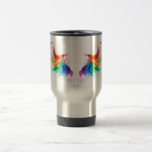 Caneca Térmica Asas Fluffy Rainbow