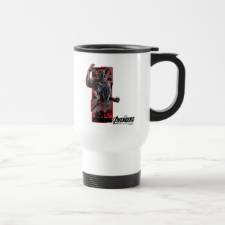 Caneca Térmica Ascensão Ultron sobre Avengers Graphic