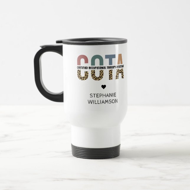 Caneca Térmica Assistente de Terapêutica Ocupacional Certificada  (Esquerda)