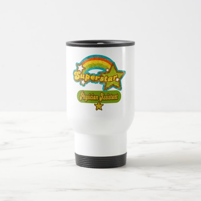 Caneca Térmica Assistente do médico da estrela mundial (Centro)