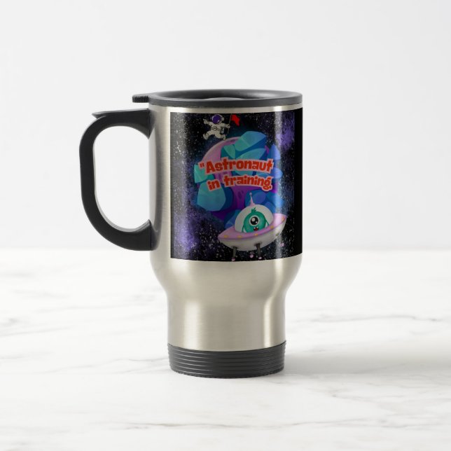 CANECA TÉRMICA ASTRONAUTA EM TREINAMENTO (Esquerda)