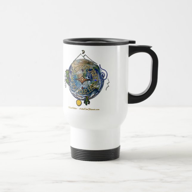Caneca Térmica Atacar a Terra do nosso planeta Hiker (Direita)