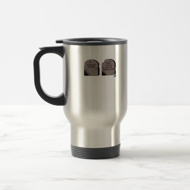 Caneca Térmica Até que a morte nos faça parte do clássico - esque (Esquerda)