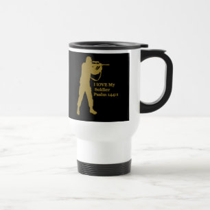 Caneca Térmica atirador Dourado