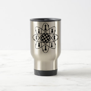 Caneca Térmica Átomo da xadrez, matérias da xadrez,