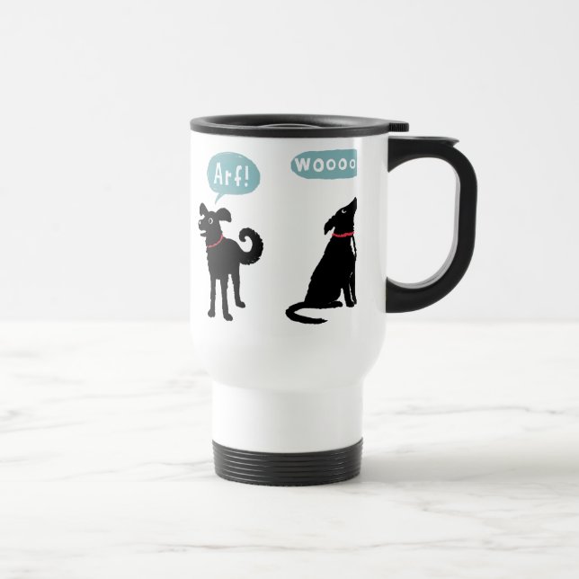 Caneca Térmica Au Au Arf Woooo (Direita)