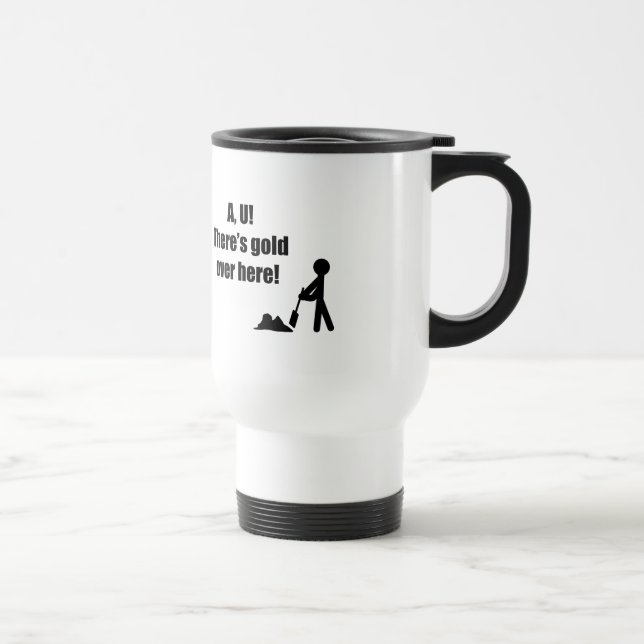 Caneca Térmica AU Tem Dourado aqui (Direita)