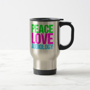 Caneca Térmica Audiologia do amor da paz