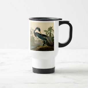 Caneca Térmica Audubon Louisiana Heron Birds América Art