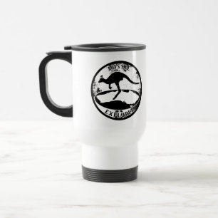 Caneca Térmica Aussie Explorer em grunge 