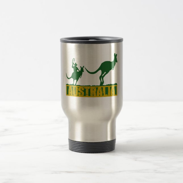 Caneca Térmica Austrália engraçada (Centro)