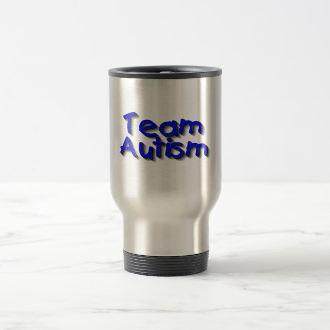 Caneca Térmica Autismo da equipe (azul) (Centro)