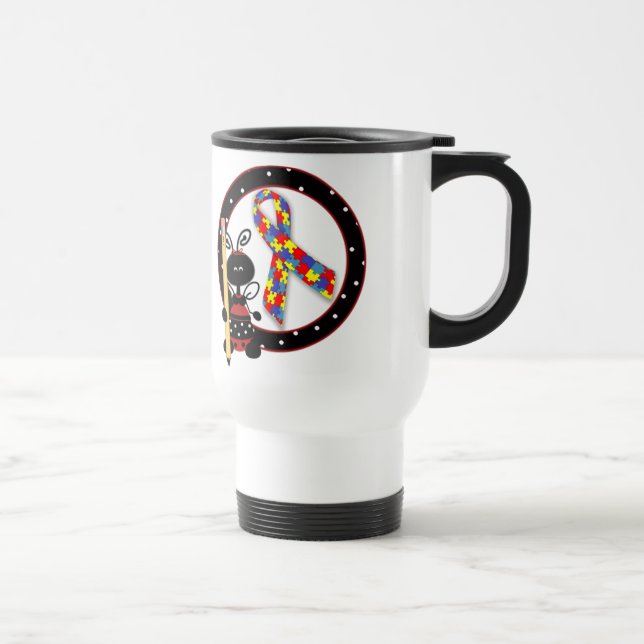 Caneca Térmica Autismo Sensibilização 4U Mug (Direita)