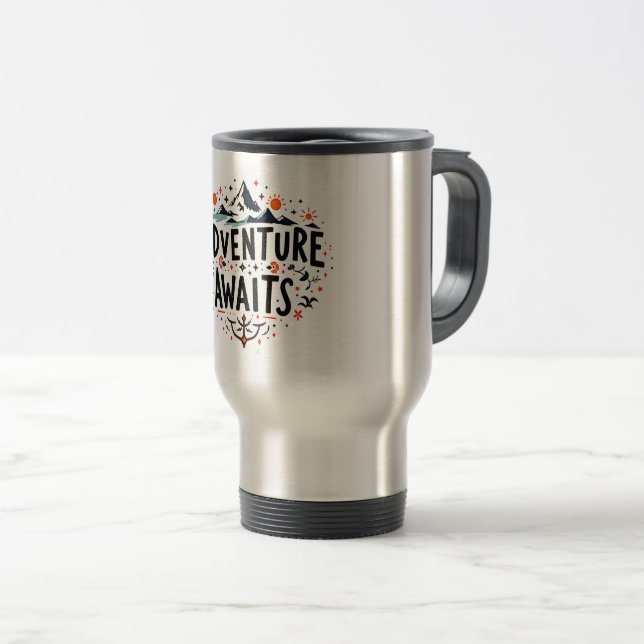 Caneca Térmica Aventura Espera (Frente Esquerda)