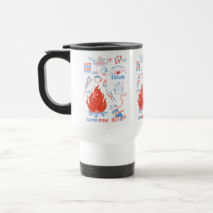 Caneca Térmica Aventura Retro ao Redor da Fogueira – Atividade Di