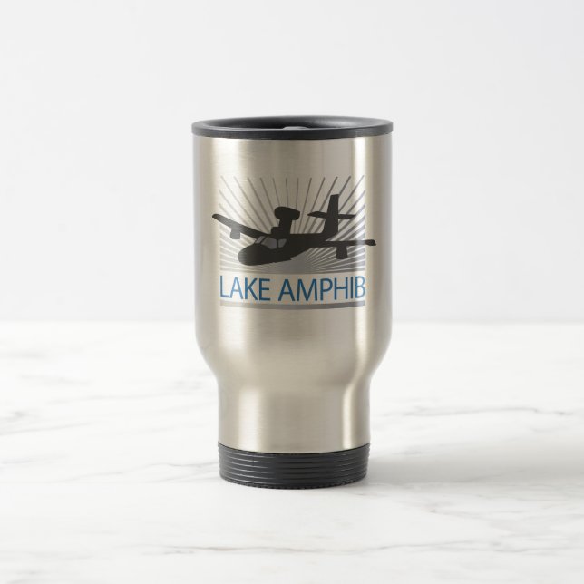Caneca Térmica Aviação de Amphib do lago (Centro)
