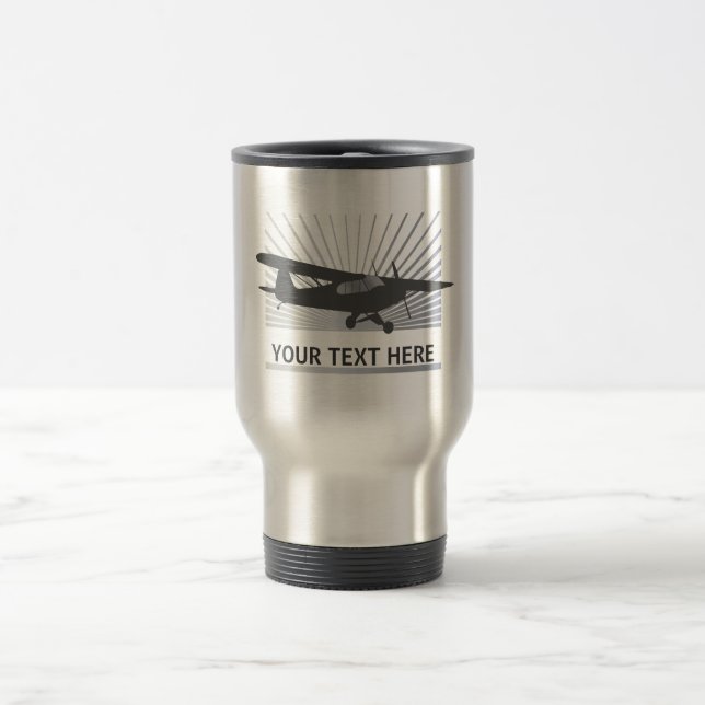 Caneca Térmica Aviões altos de Taildragger da asa (Centro)