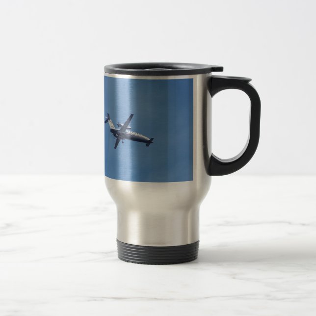Caneca Térmica Aviões de Piaggio P180 (Direita)